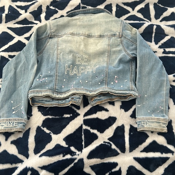 Girls denim jacket-BACK TO SCHOOL - Picture 2 of 3